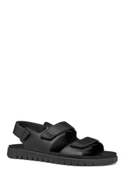 Sandali con strappi Nero Geox