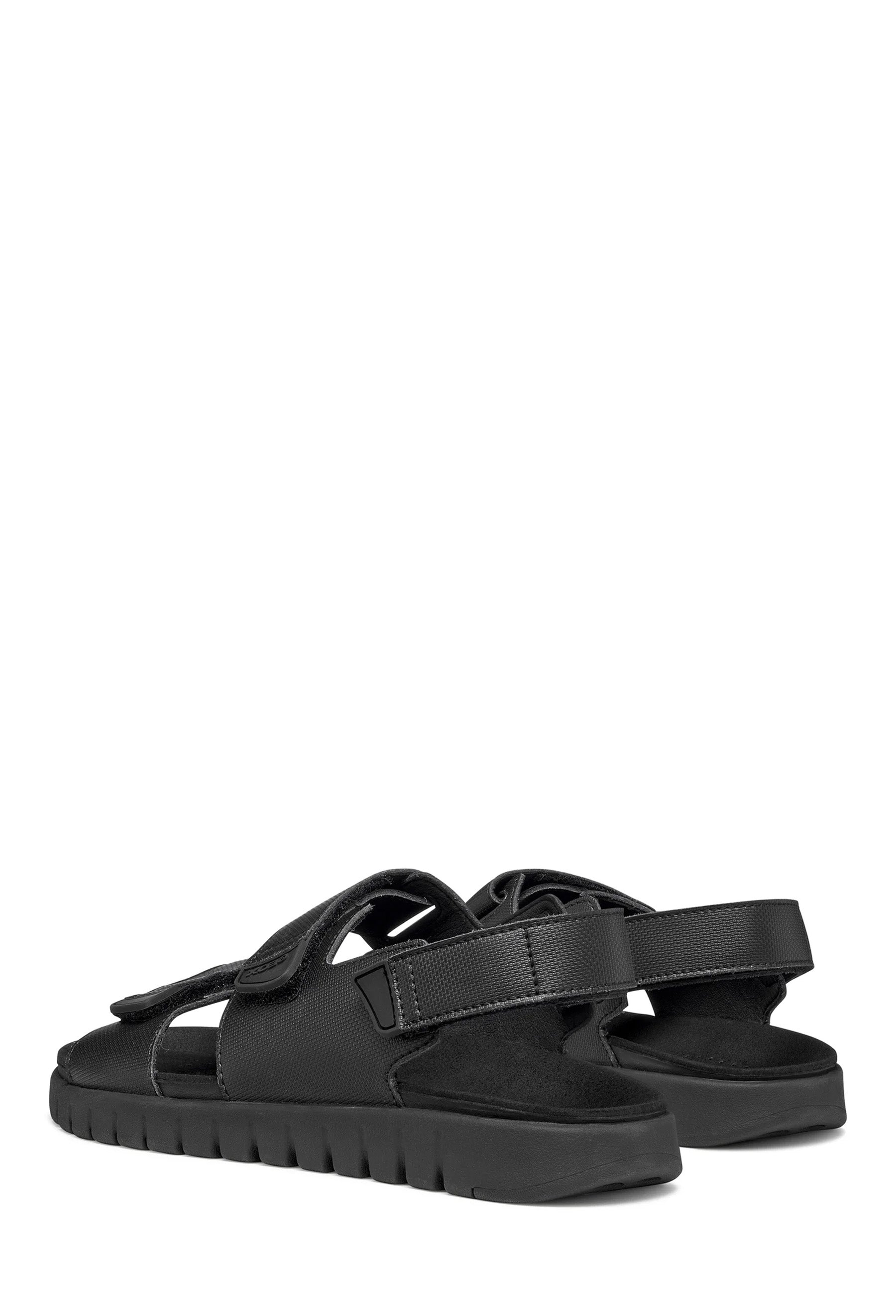 Sandali con strappi Nero Geox