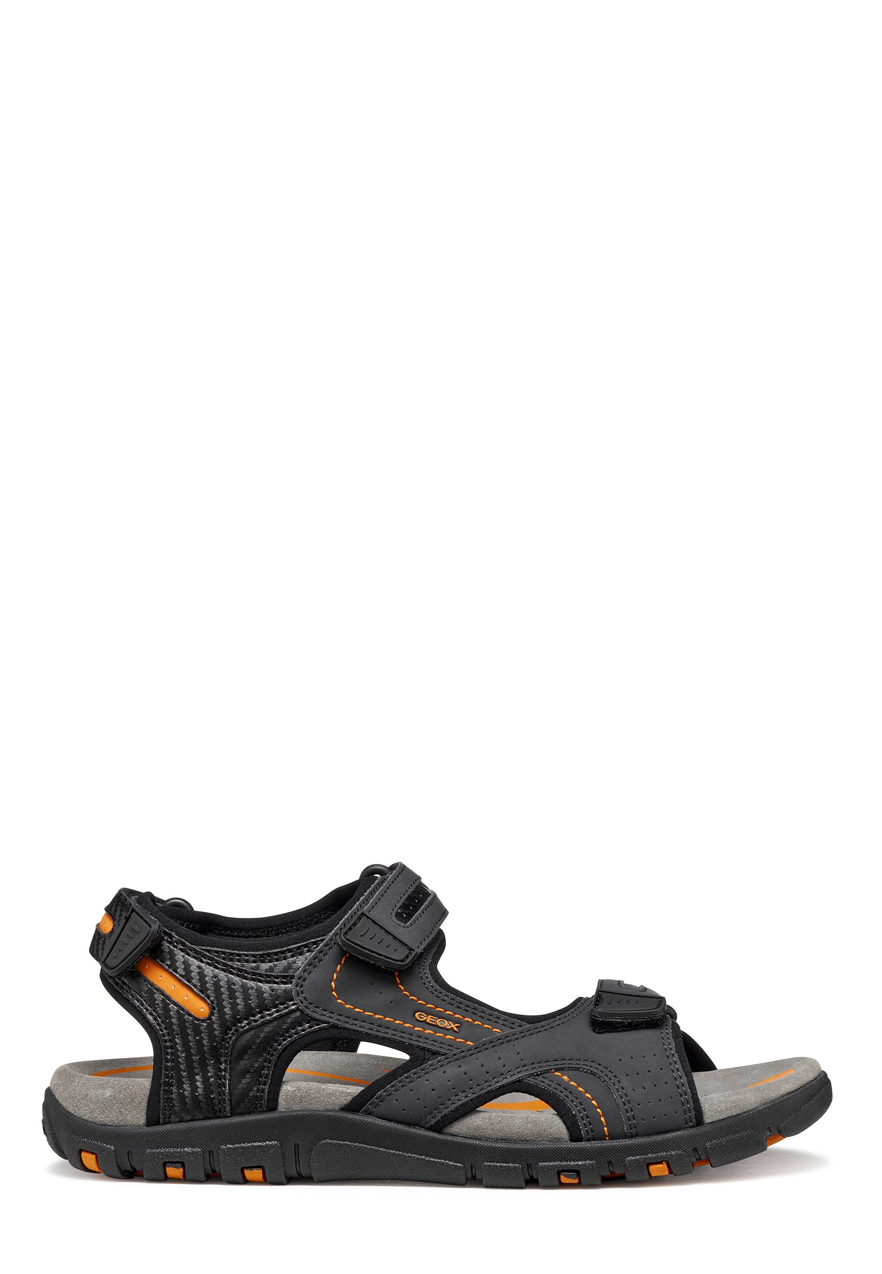 Sandali con strappi Nero Geox