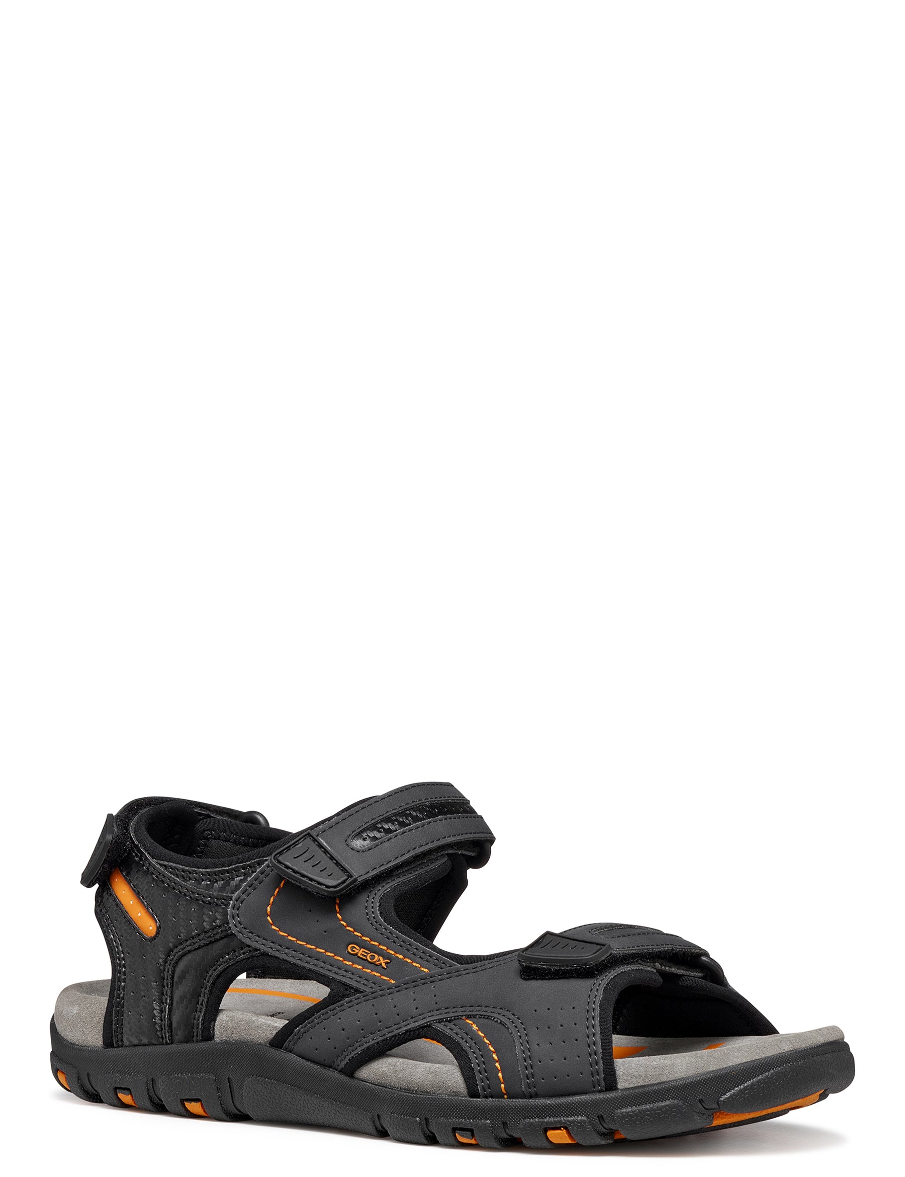 Sandali con strappi Nero Geox