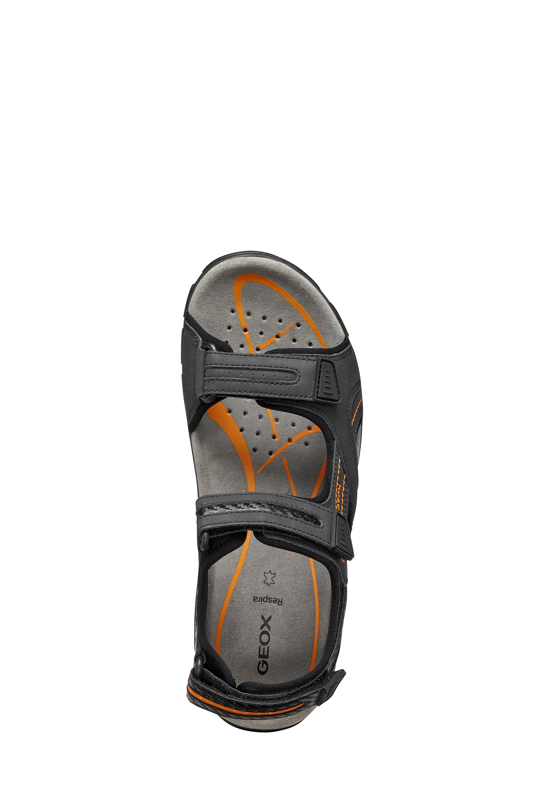 Sandali con strappi Nero Geox