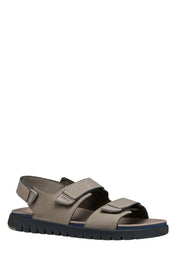 Sandali con strappi Tortora Geox