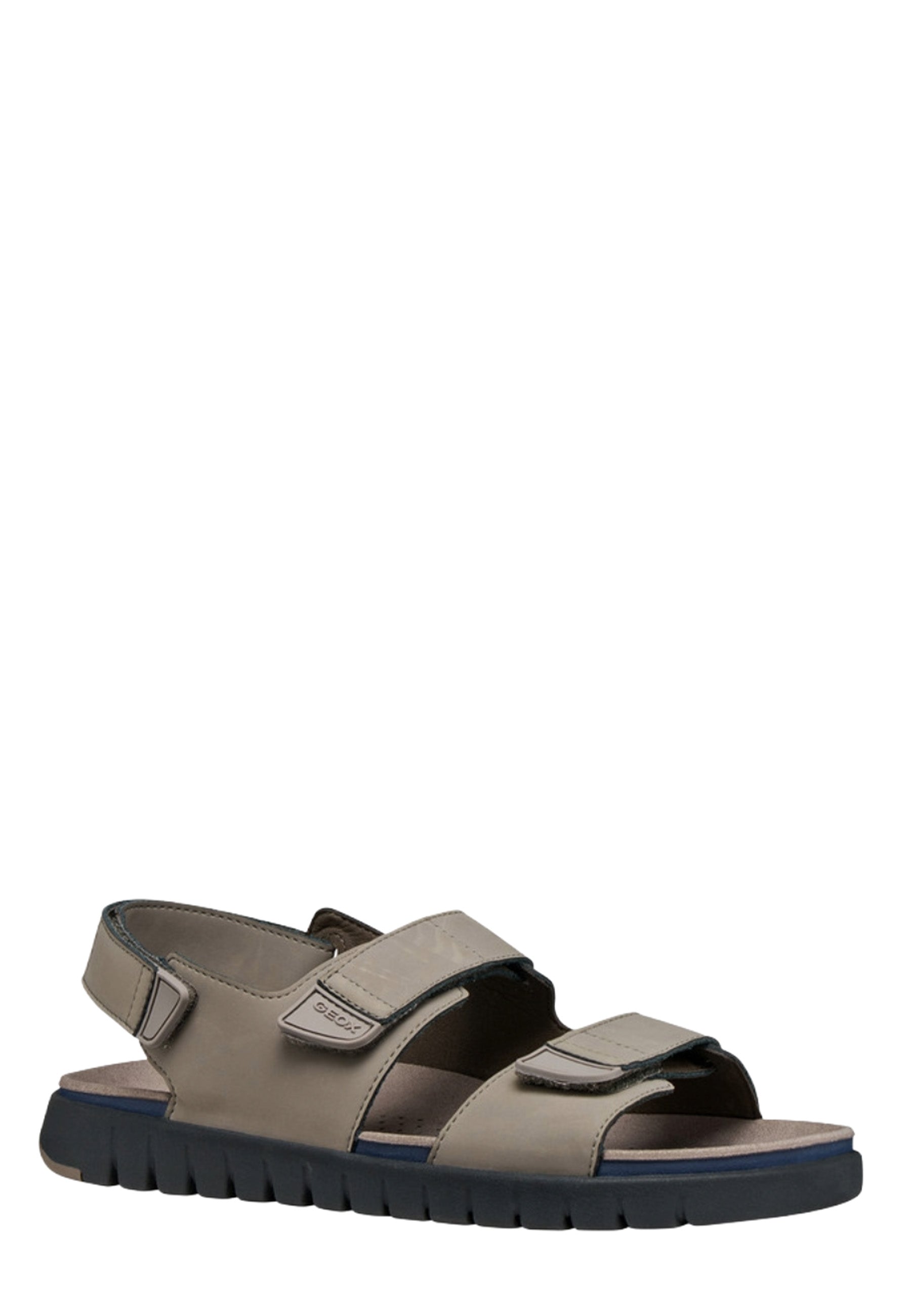 Sandali con strappi Tortora Geox