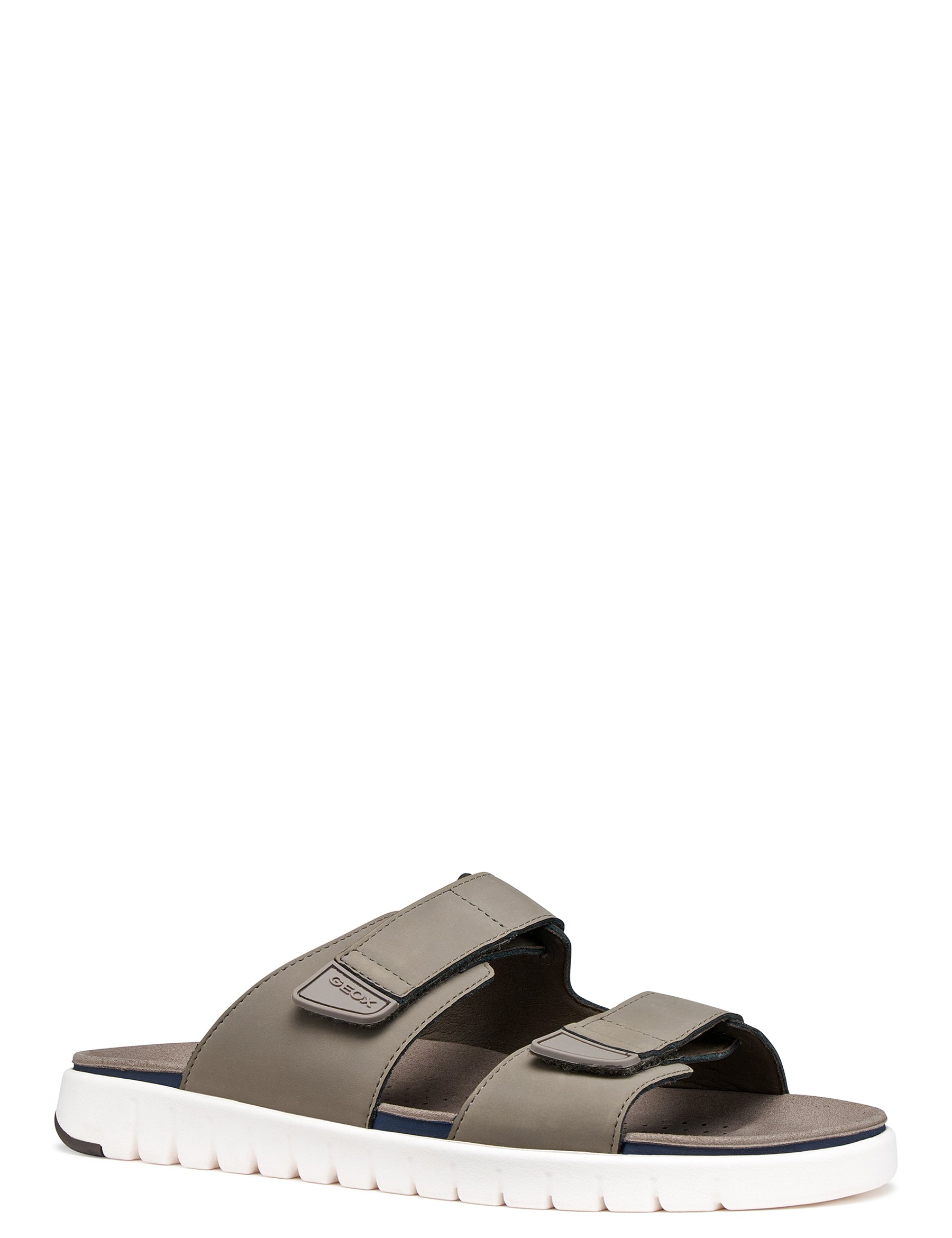 Sandali con strappi Tortora Geox