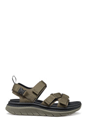 Sandali con strappi Verde Geox