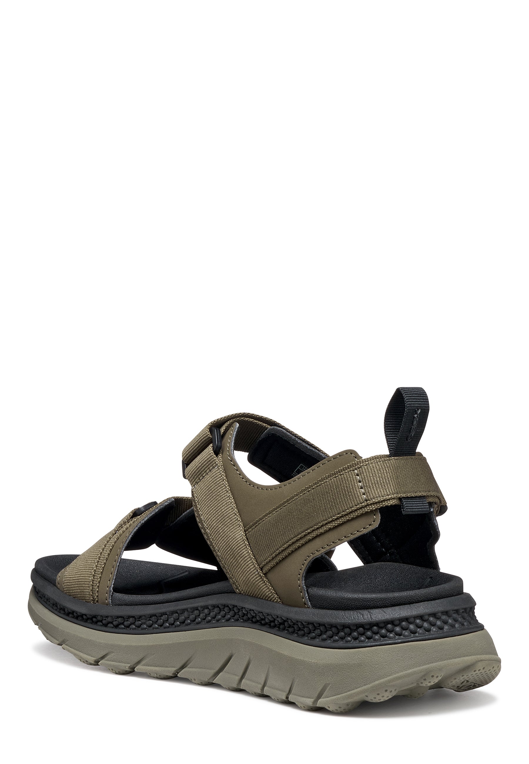 Sandali con strappi Verde Geox