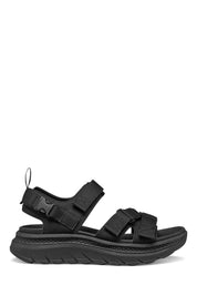 Sandali con strappi Nero Geox