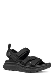 Sandali con strappi Nero Geox