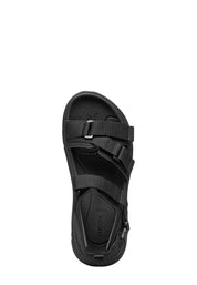 Sandali con strappi Nero Geox