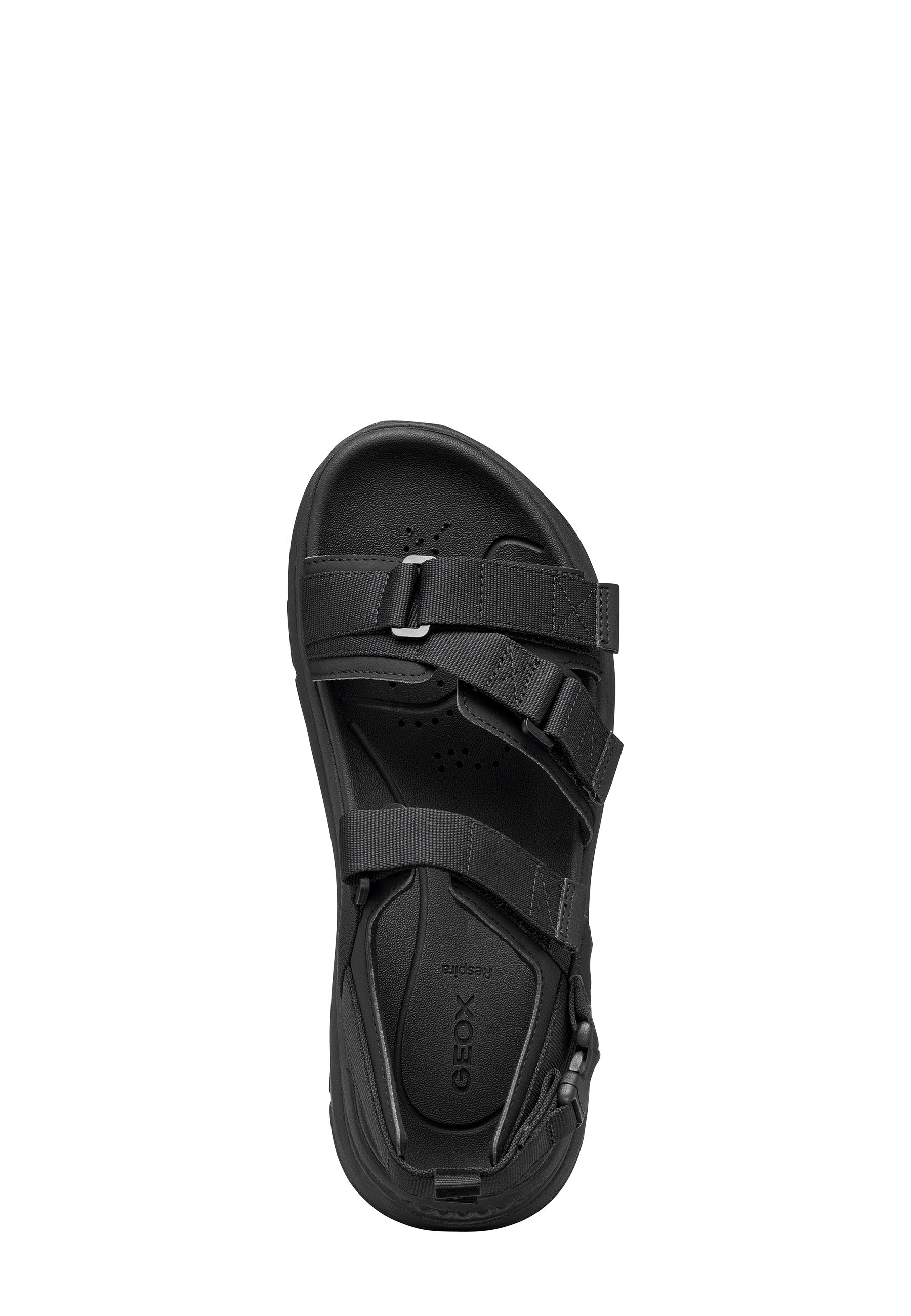 Sandali con strappi Nero Geox