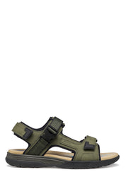 Sandali con strappi Verde Geox