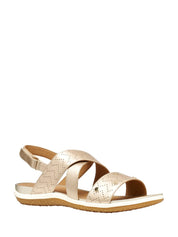 Sandali con strappi Dorato Geox