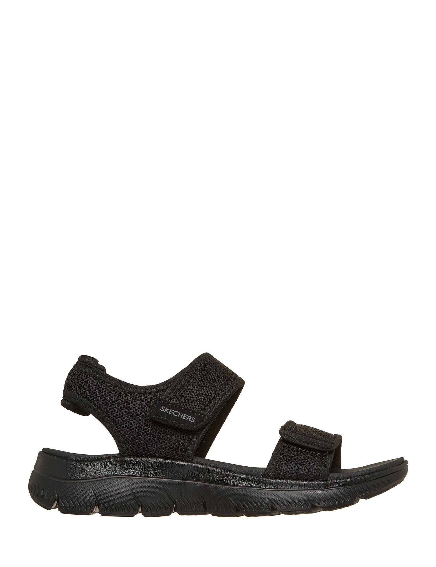 Sandali con strappi Nero Skechers
