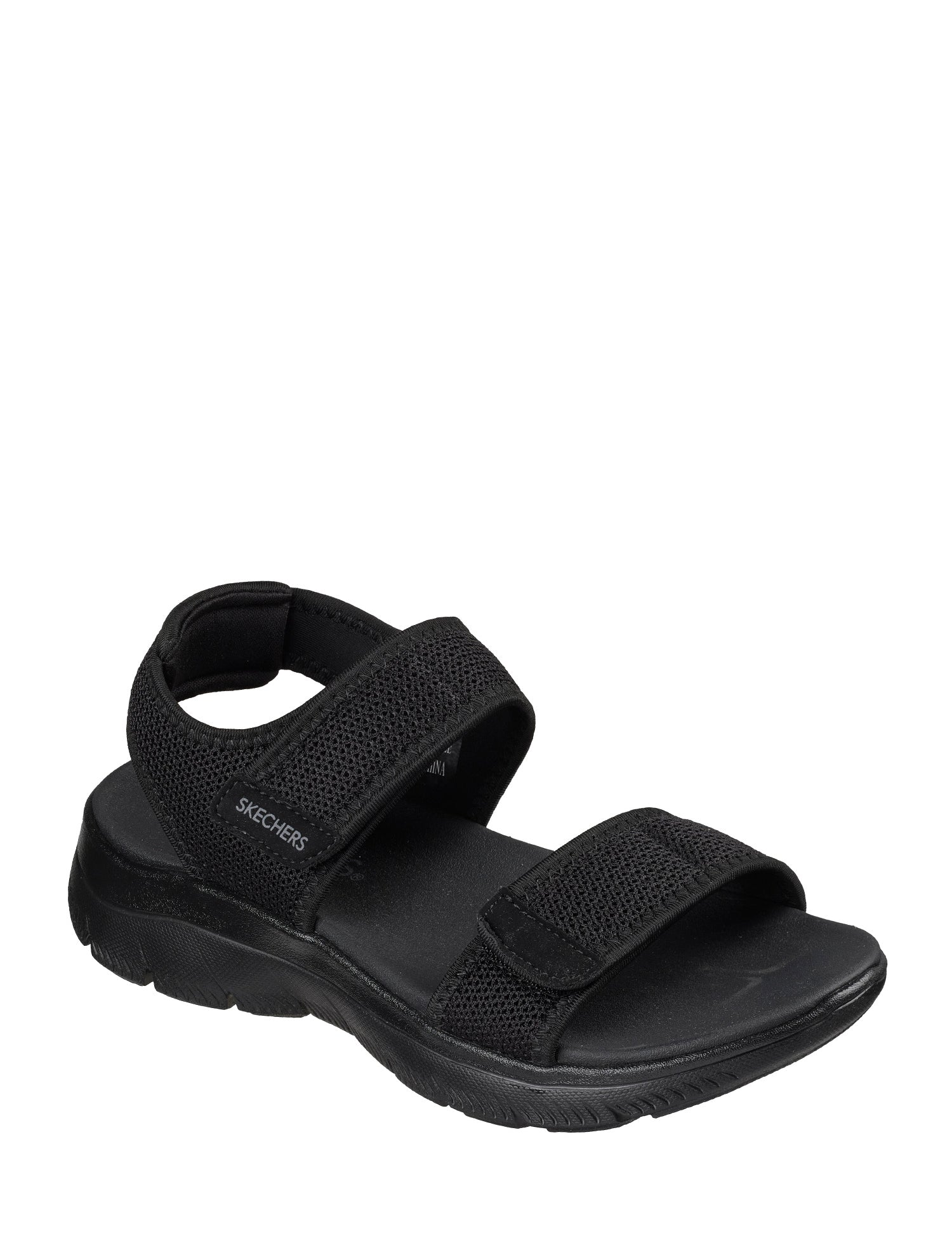 Sandali con strappi Nero Skechers