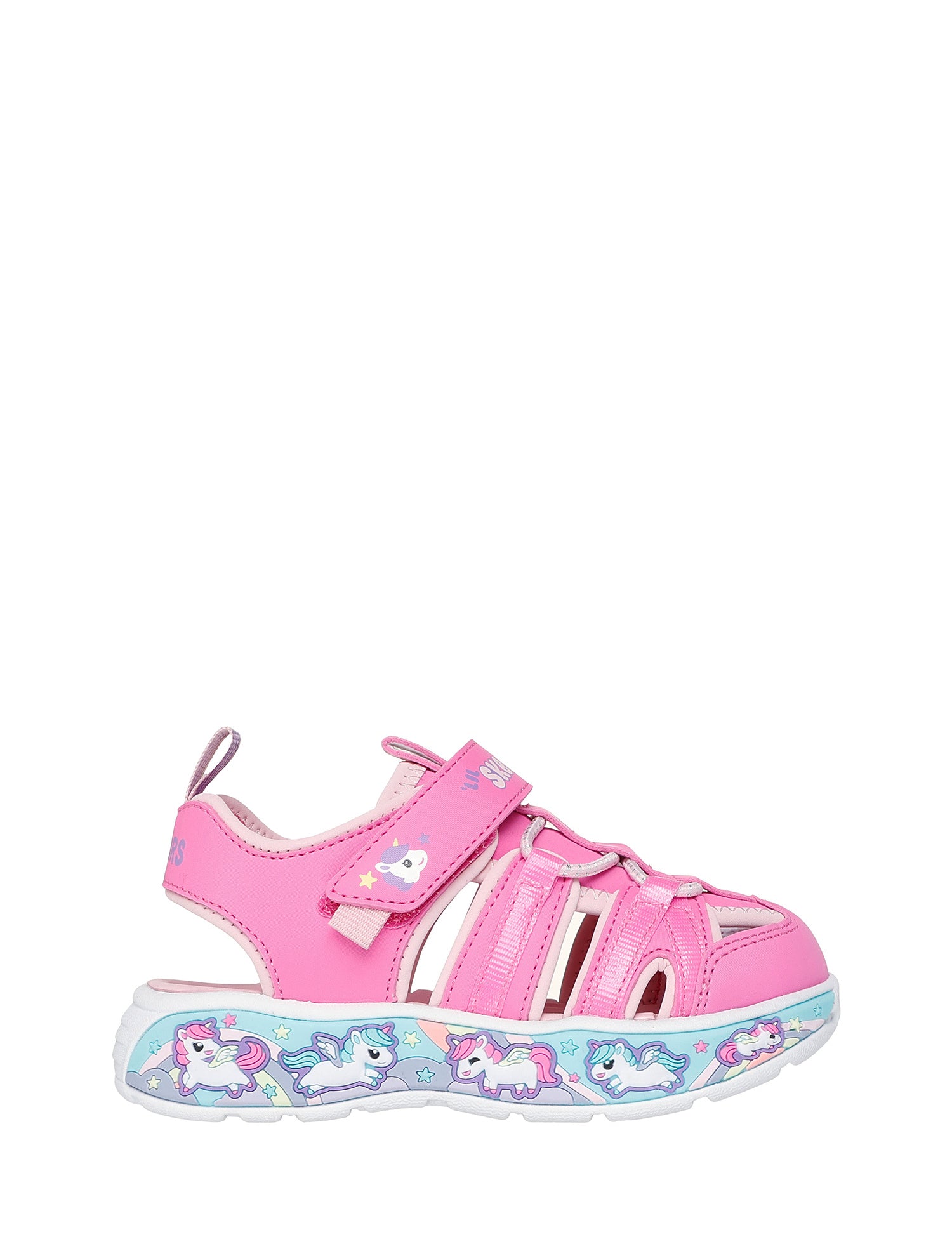 Sandali con strappi Rosa Skechers