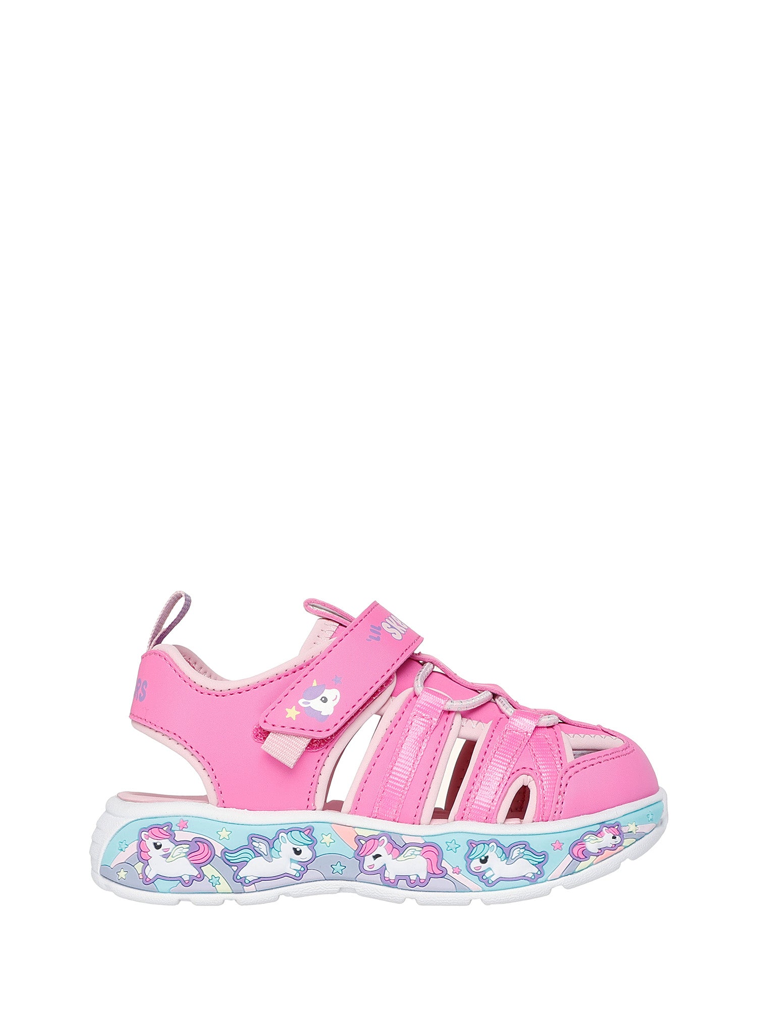 Sandali con strappi Rosa Skechers