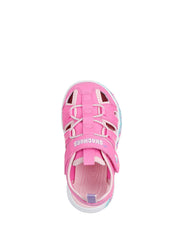 Sandali con strappi Rosa Skechers