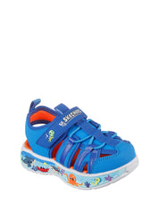 Sandali con strappi Blu Skechers