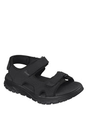 Sandali con strappi Nero Skechers