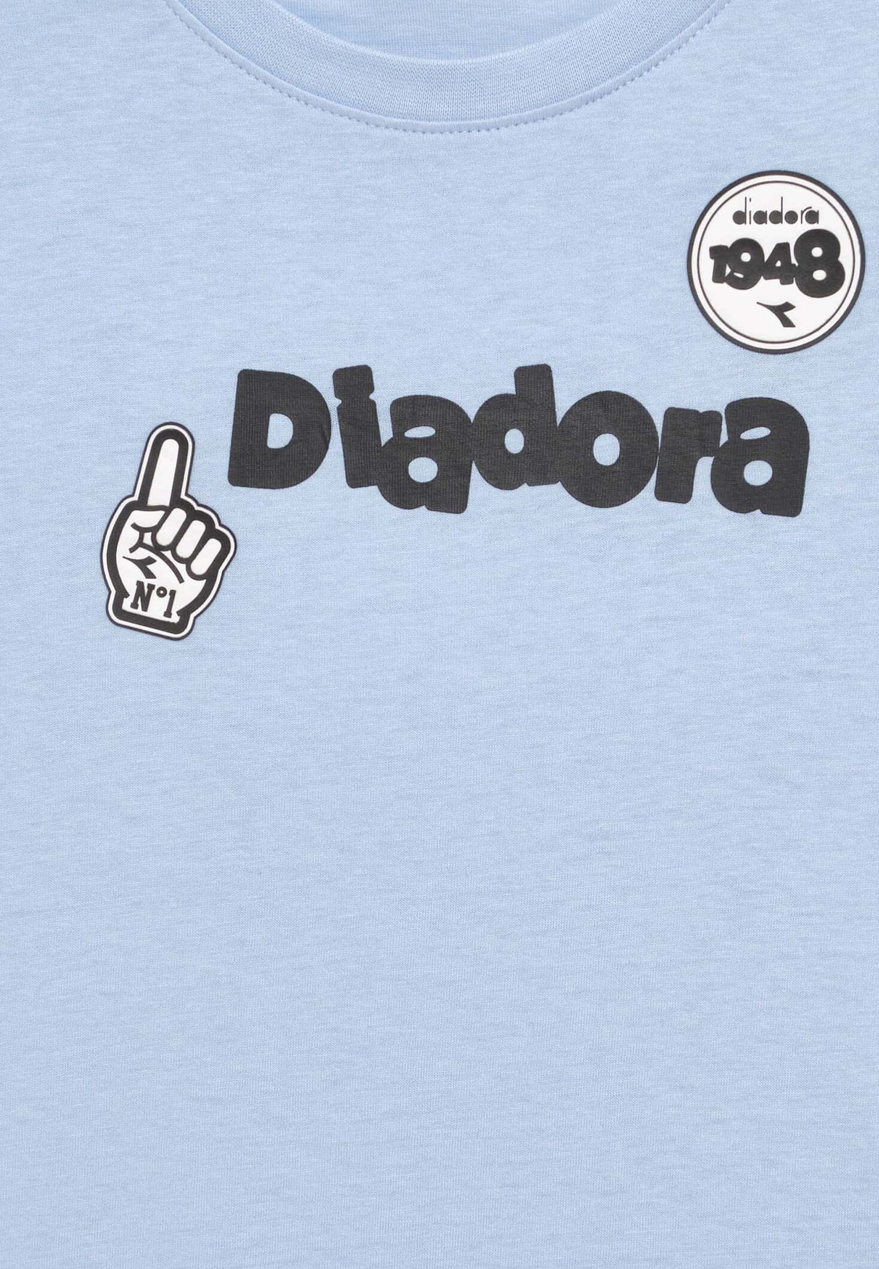 T-shirt Celeste Diadora