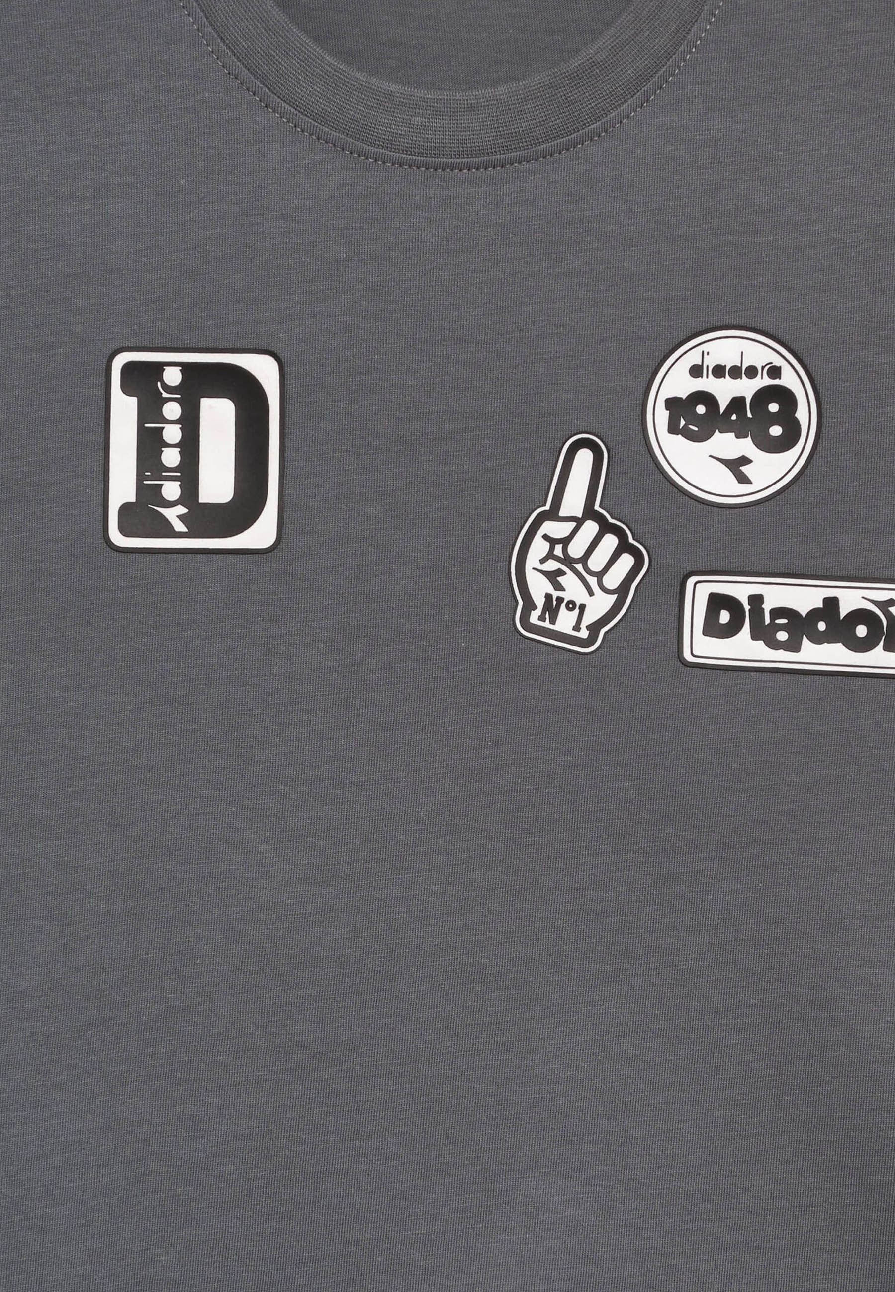 T-shirt Grigio Diadora
