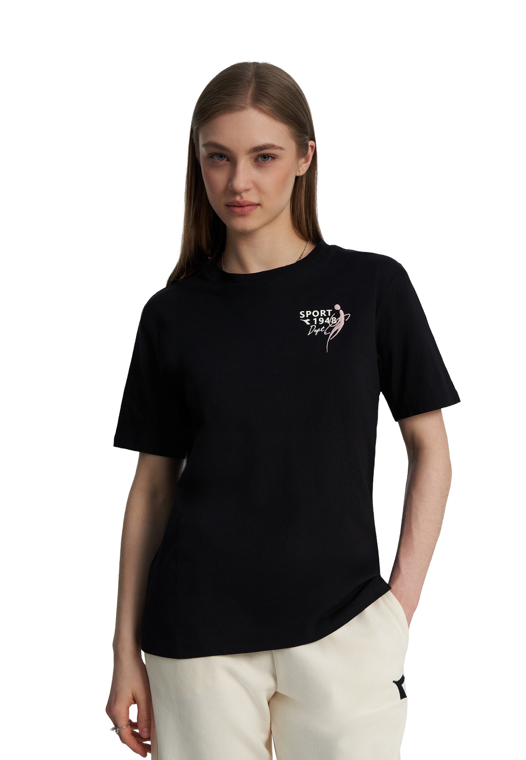 T-shirt Nero Diadora