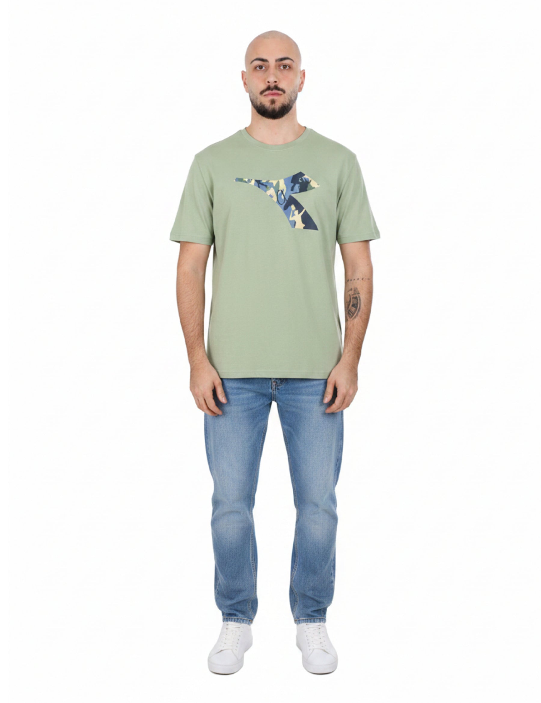 T-shirt Verde Diadora