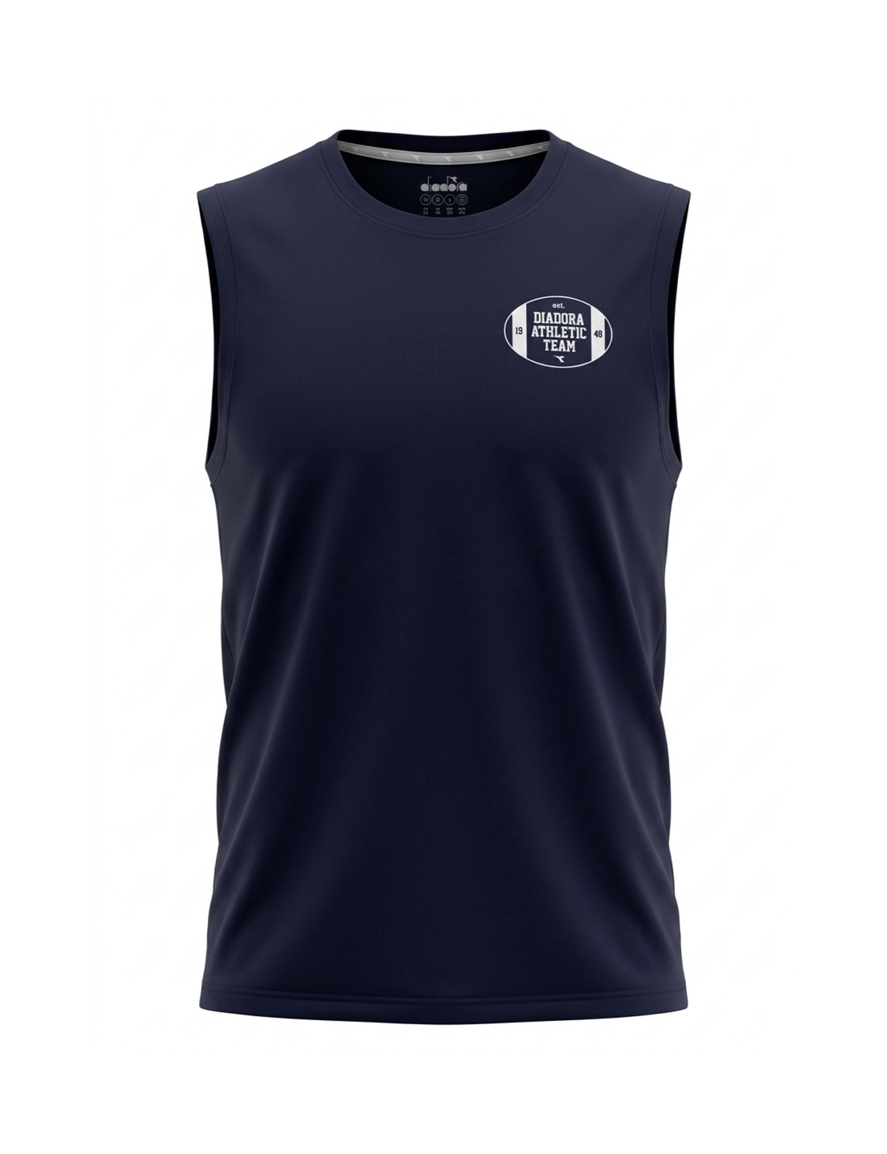 Top e canotte Blu Diadora