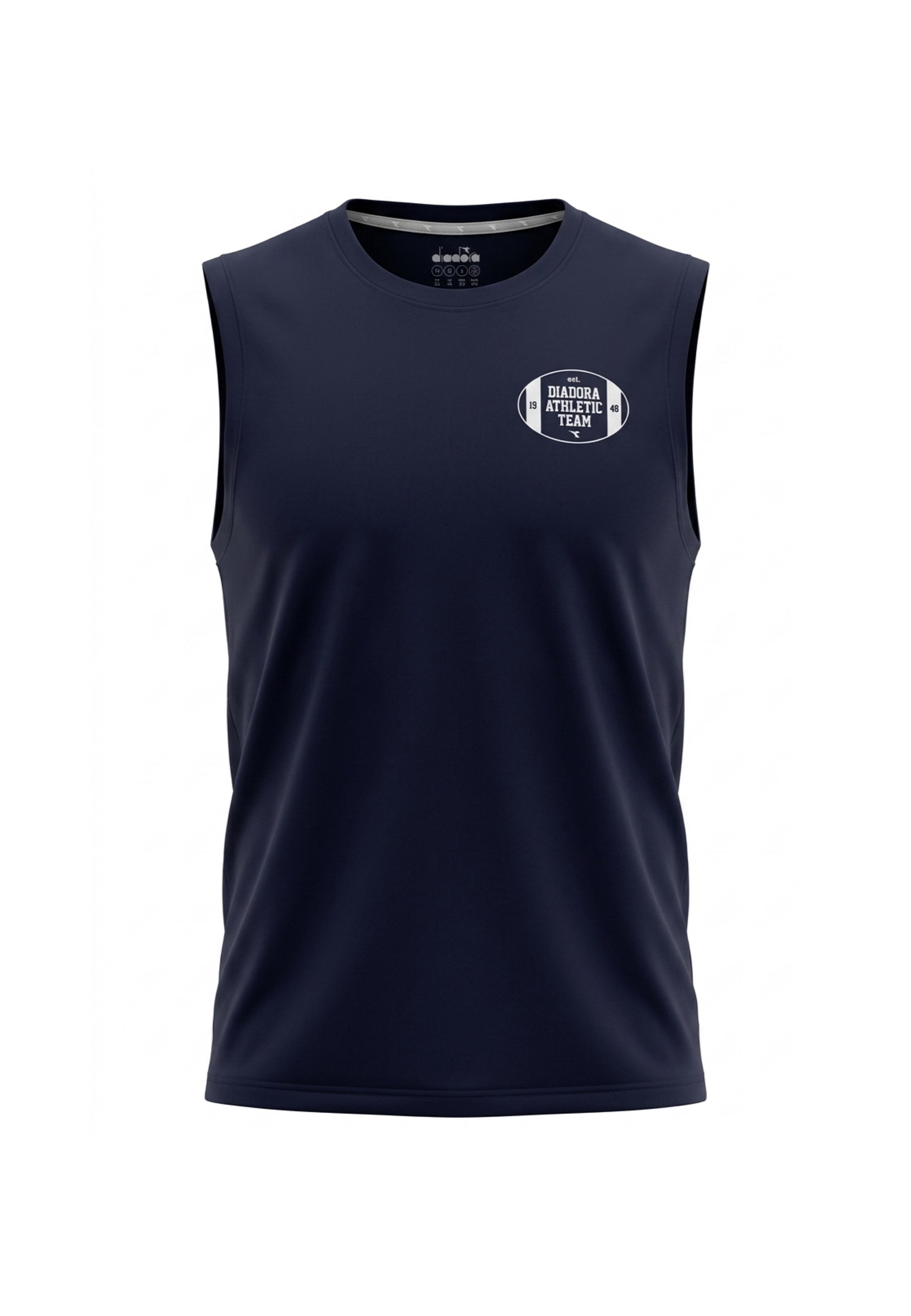 Top e canotte Blu Diadora