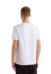 T-shirt Bianco Verde Diadora