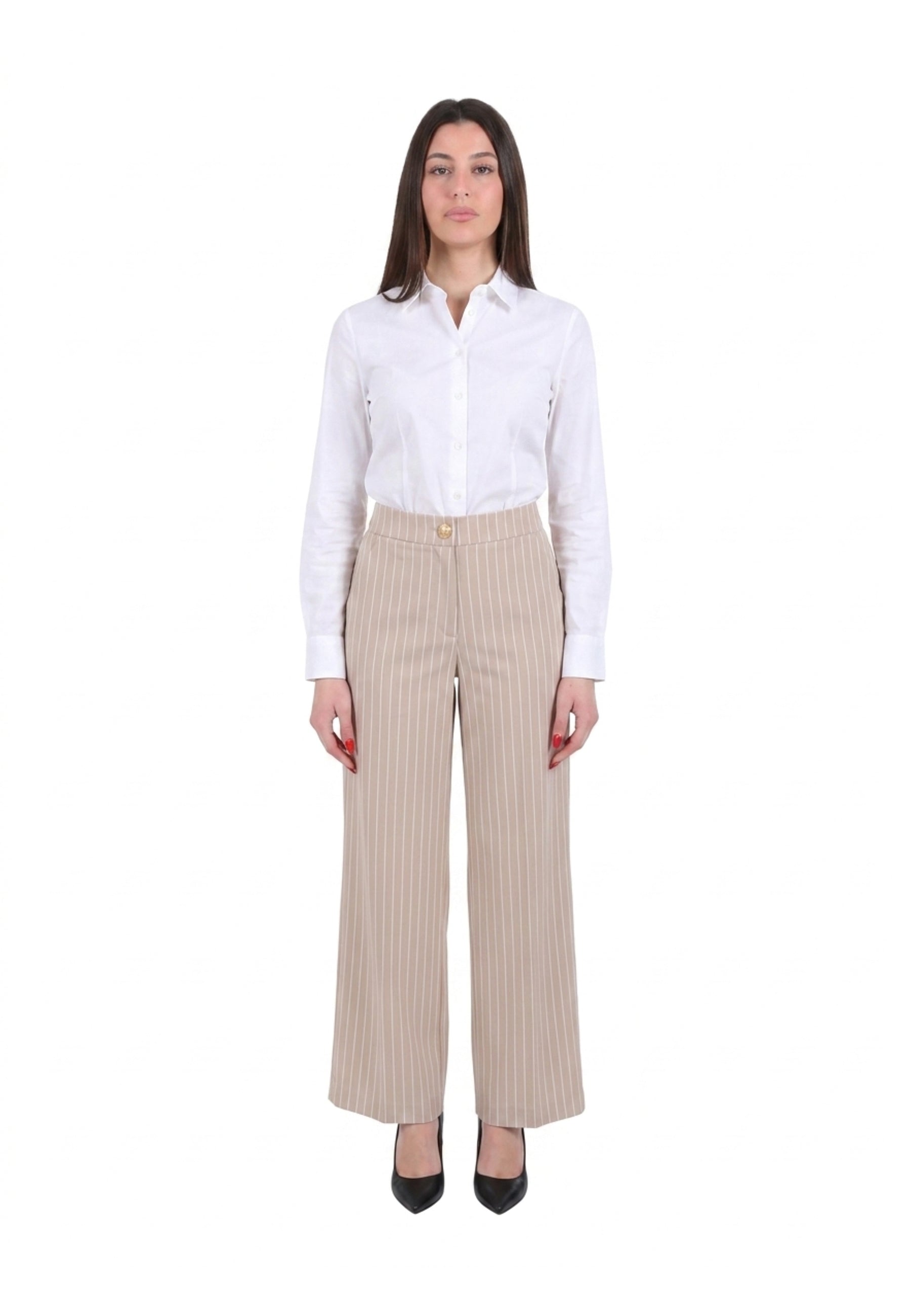 Pantaloni Beige Yes-zee