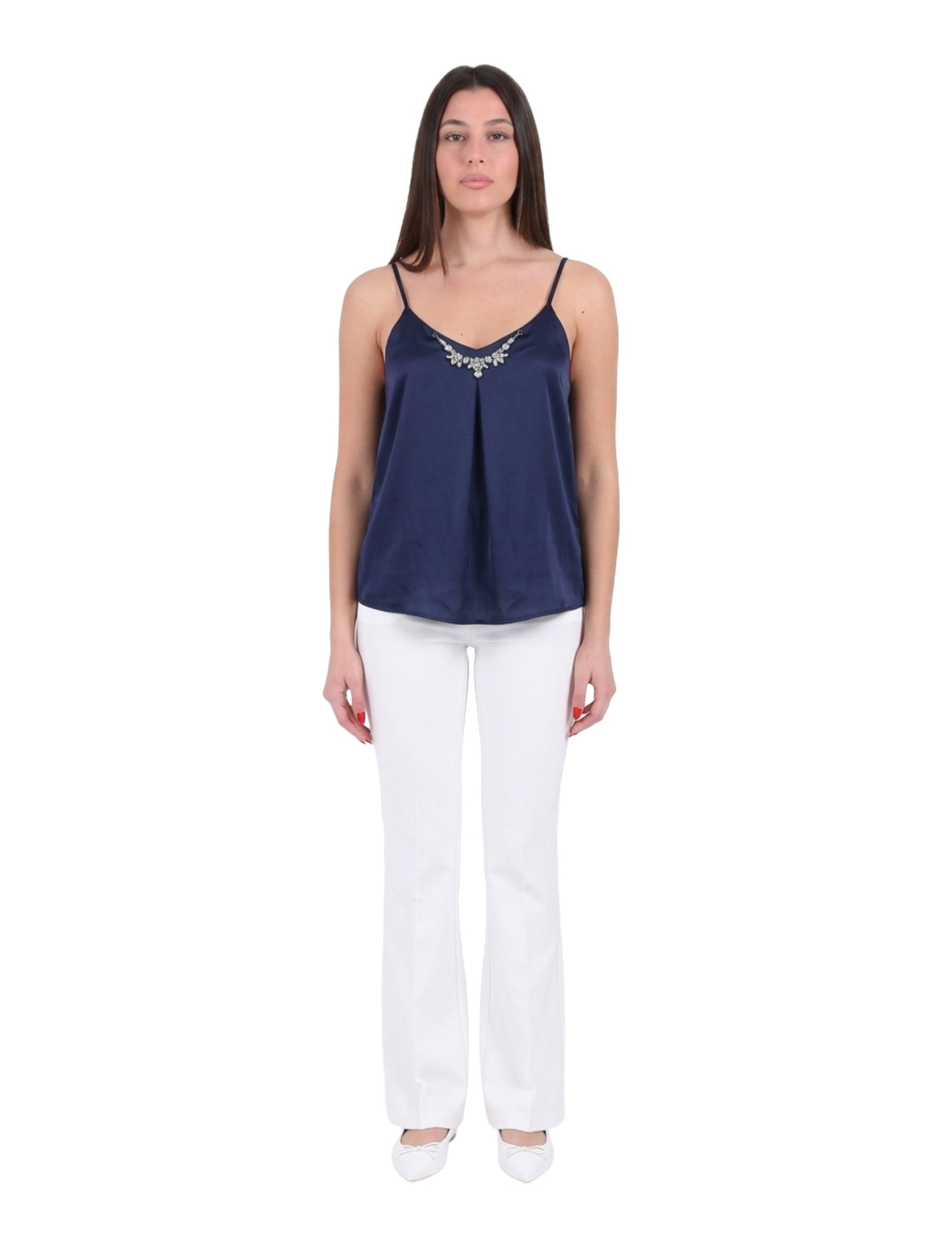Top e canotte Blu Yes-zee