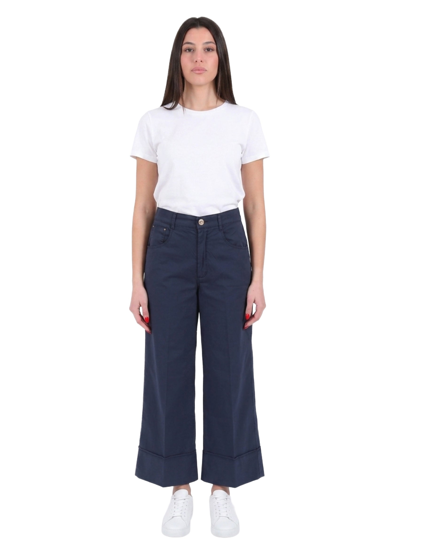 Pantaloni Blu Yes-zee