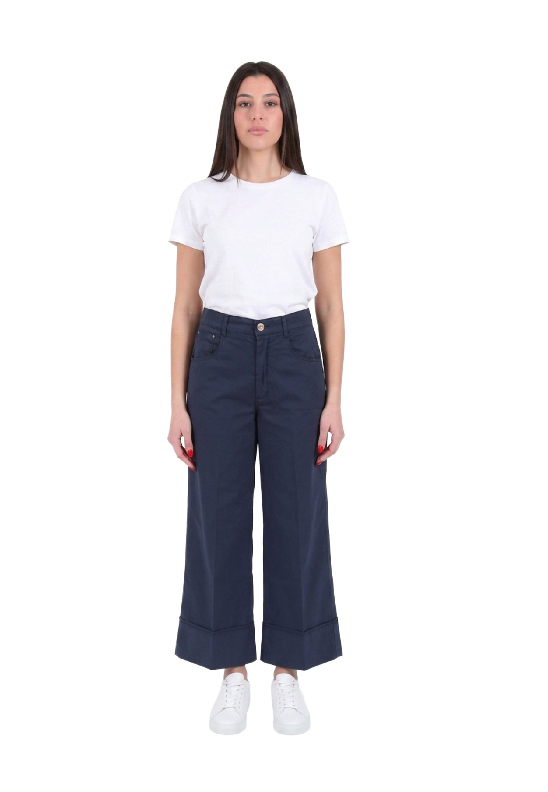 Pantaloni Blu Yes-zee