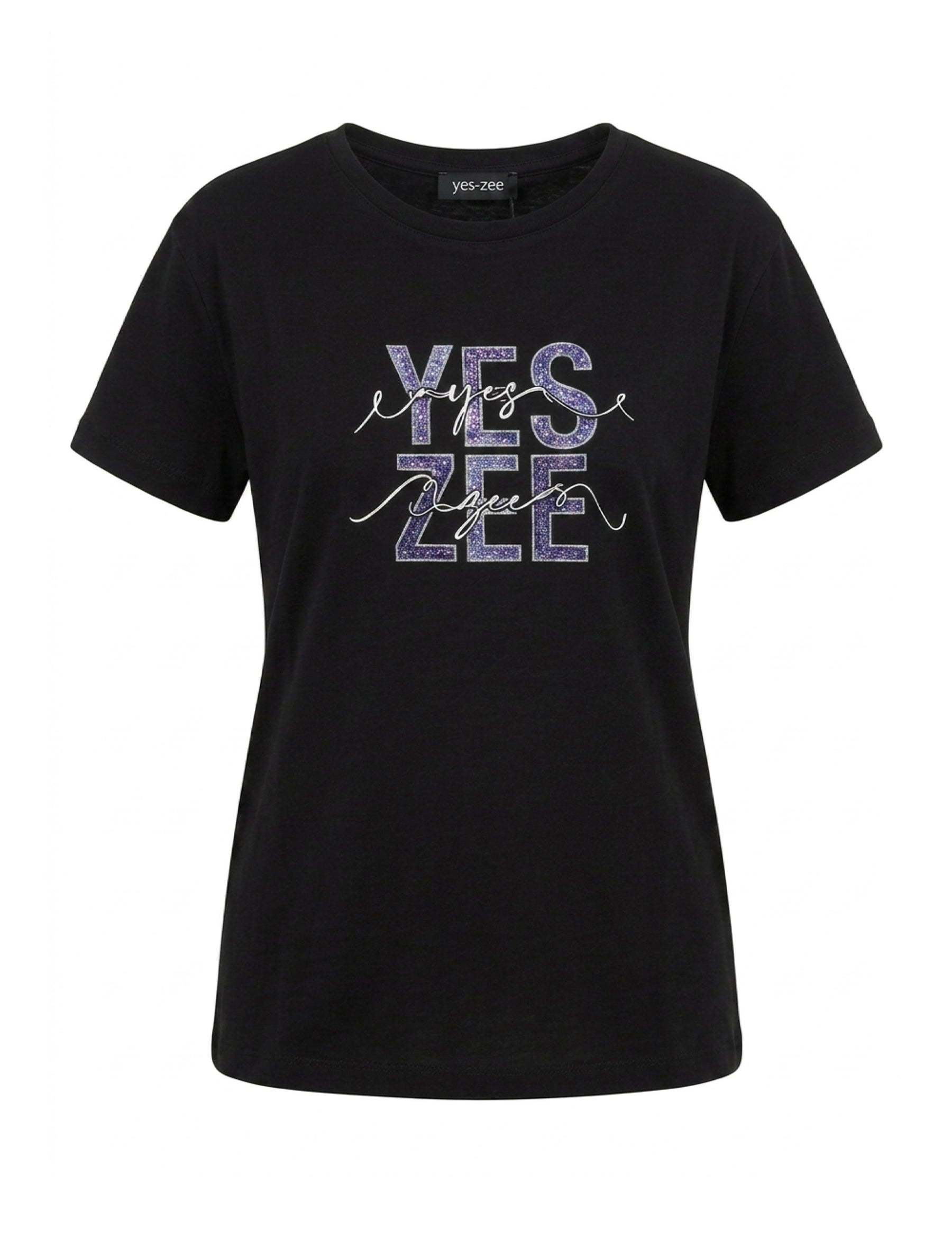 T-shirt Nero Yes-zee