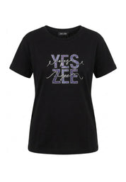 T-shirt Nero Yes-zee
