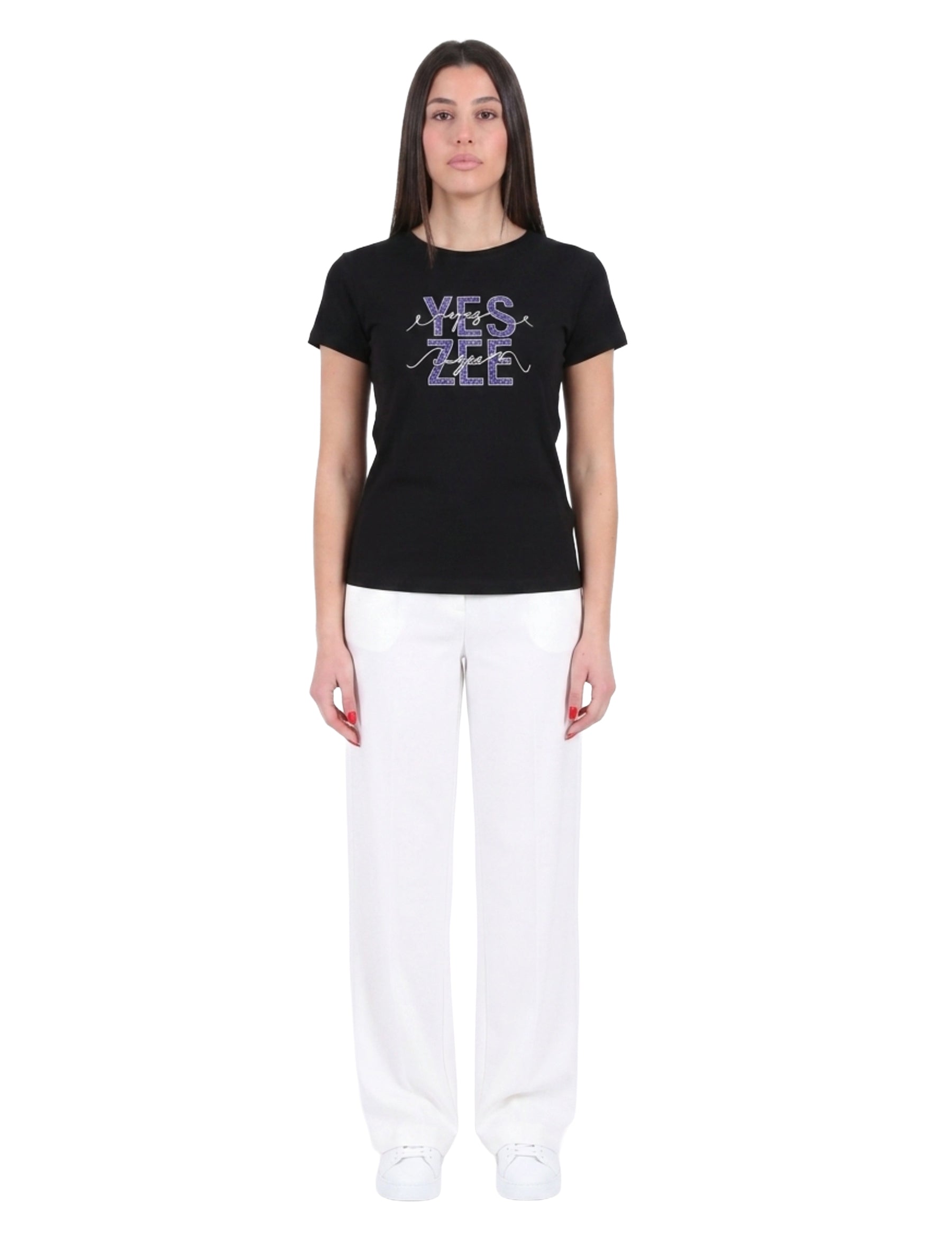 T-shirt Nero Yes-zee