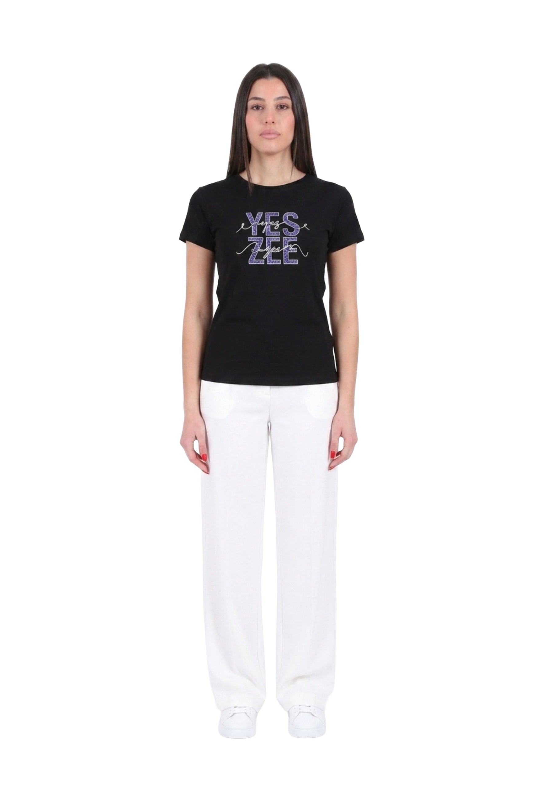 T-shirt Nero Yes-zee