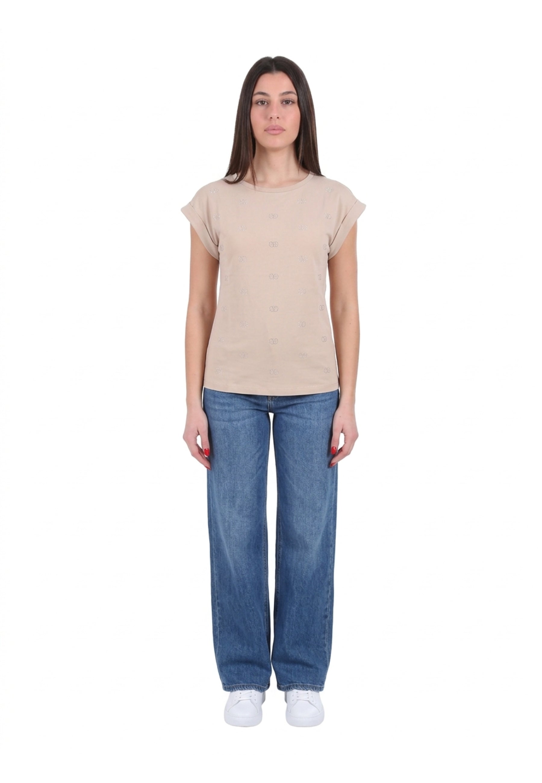 T-shirt Beige Yes-zee