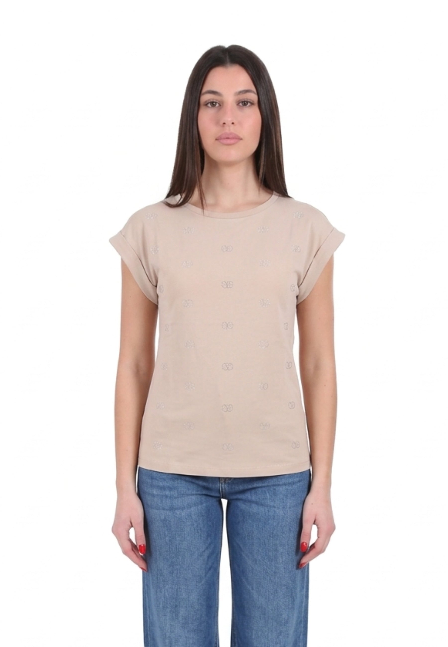 T-shirt Beige Yes-zee