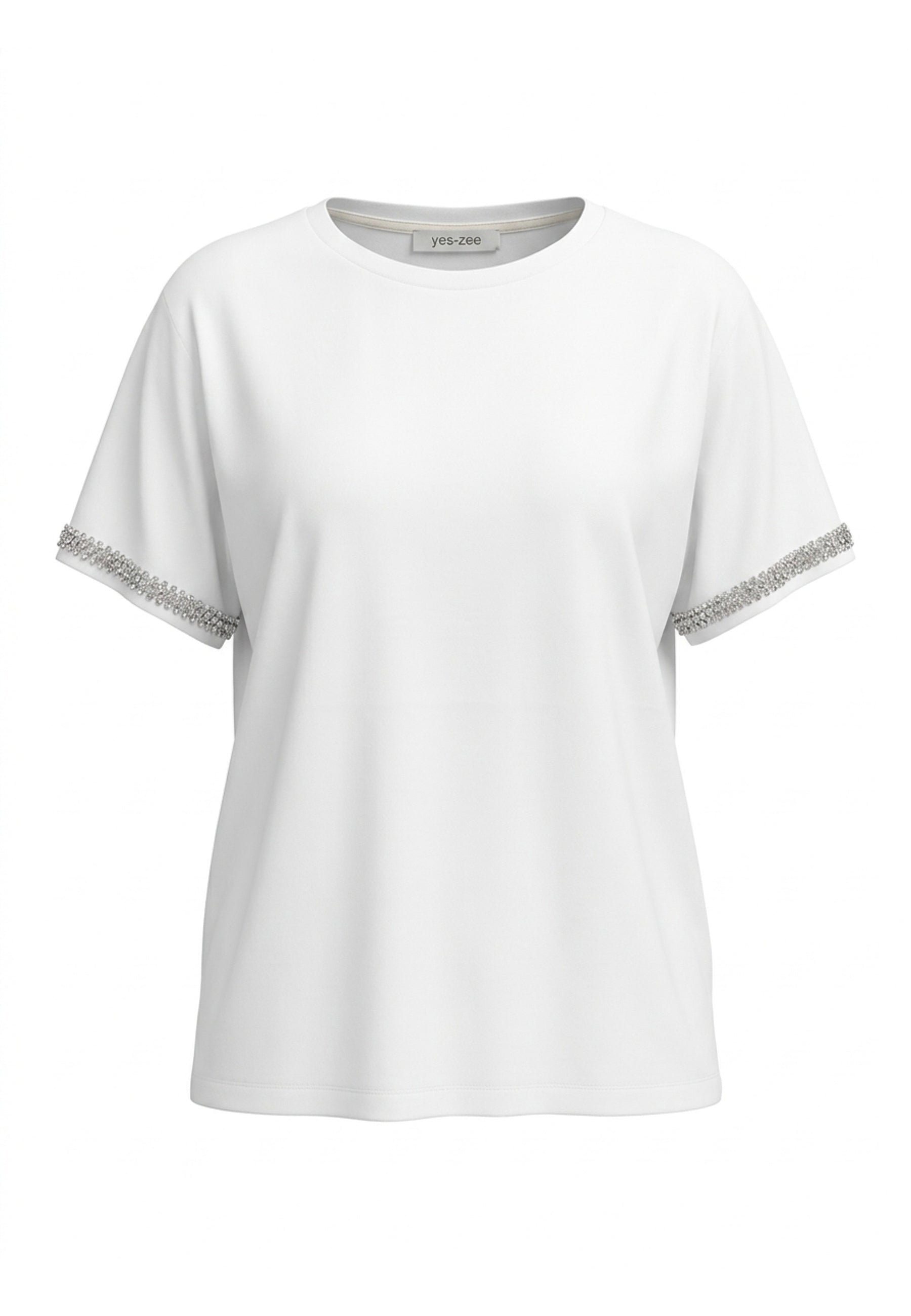 T-shirt Bianco Yes-zee