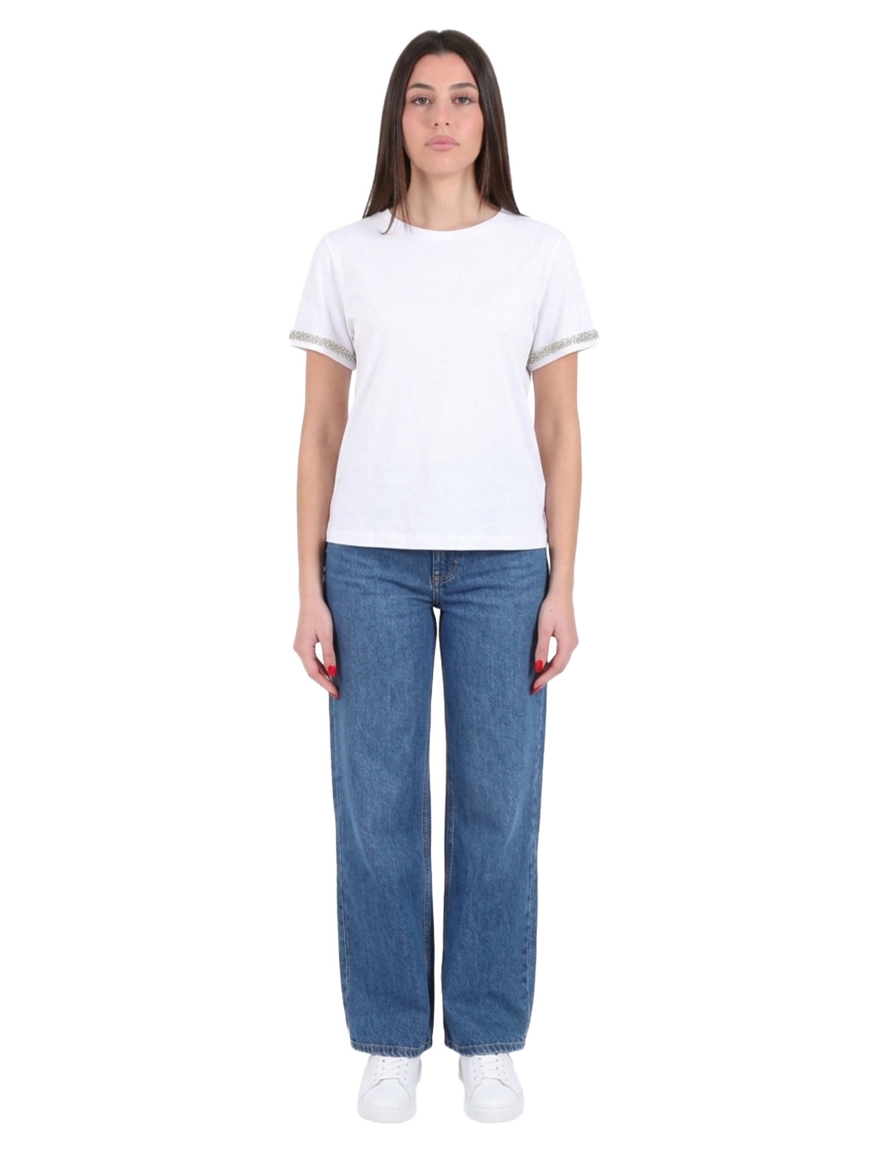 T-shirt Bianco Yes-zee