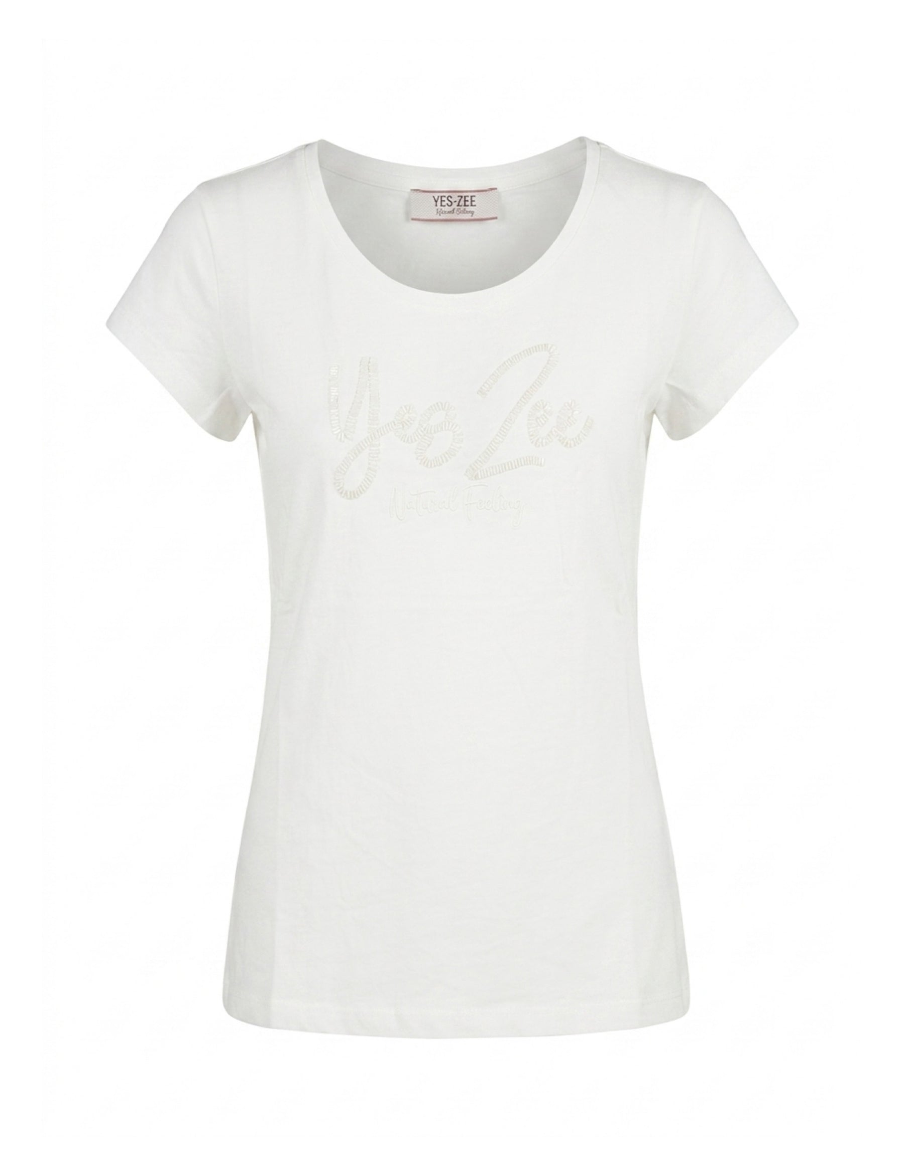 T-shirt Bianco Yes-zee