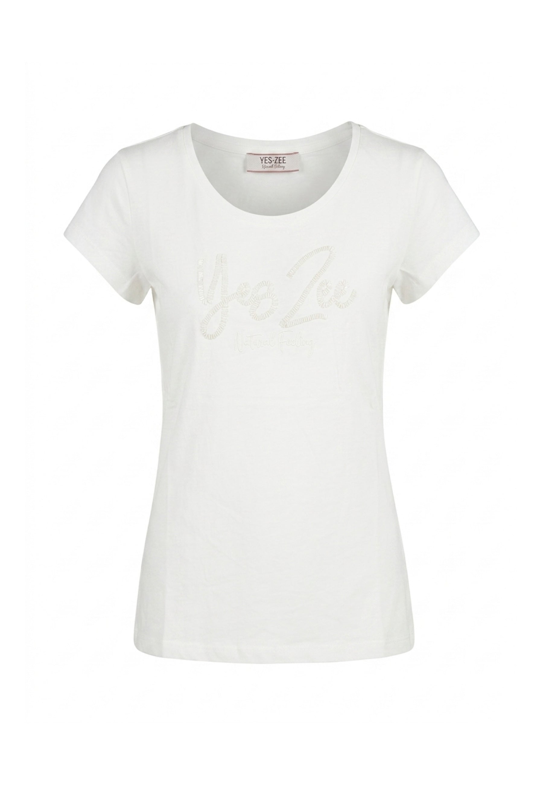 T-shirt Bianco Yes-zee