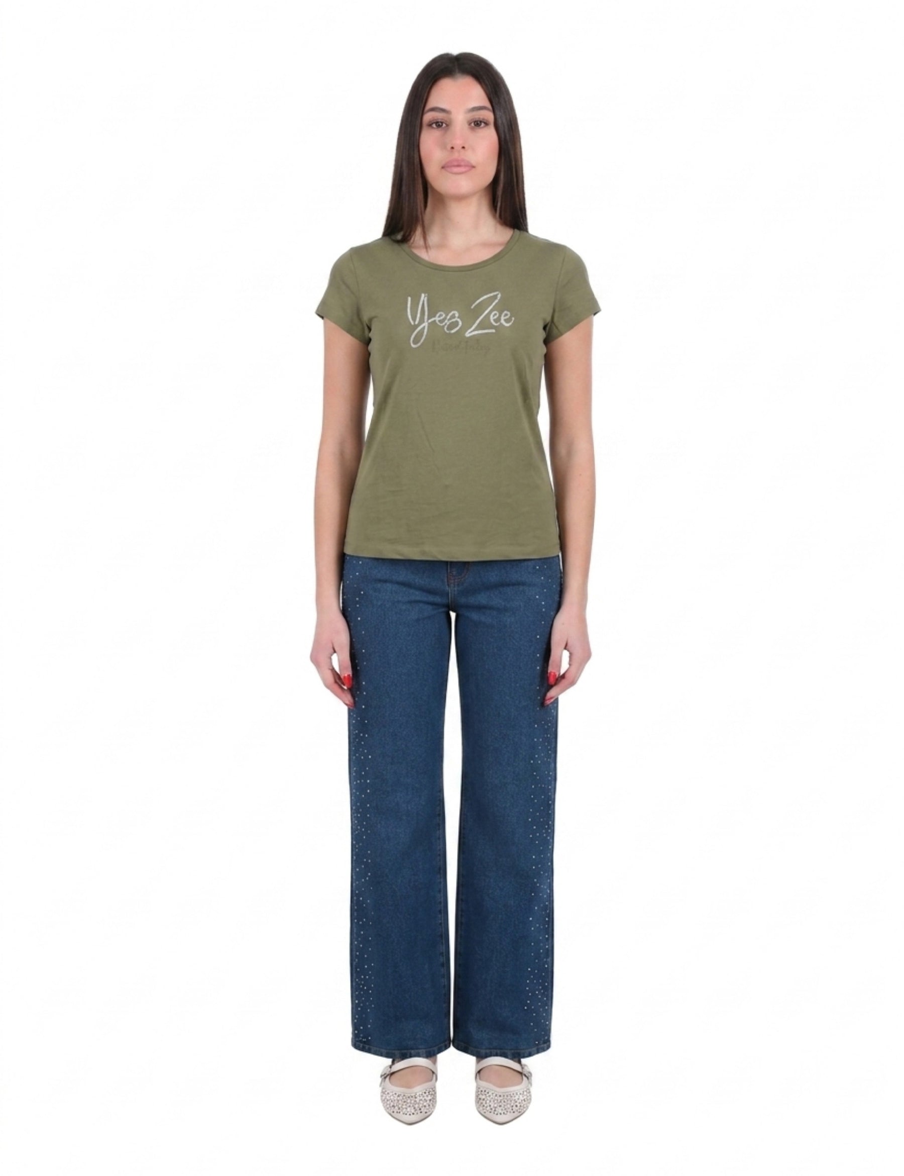 T-shirt Verde Yes-zee