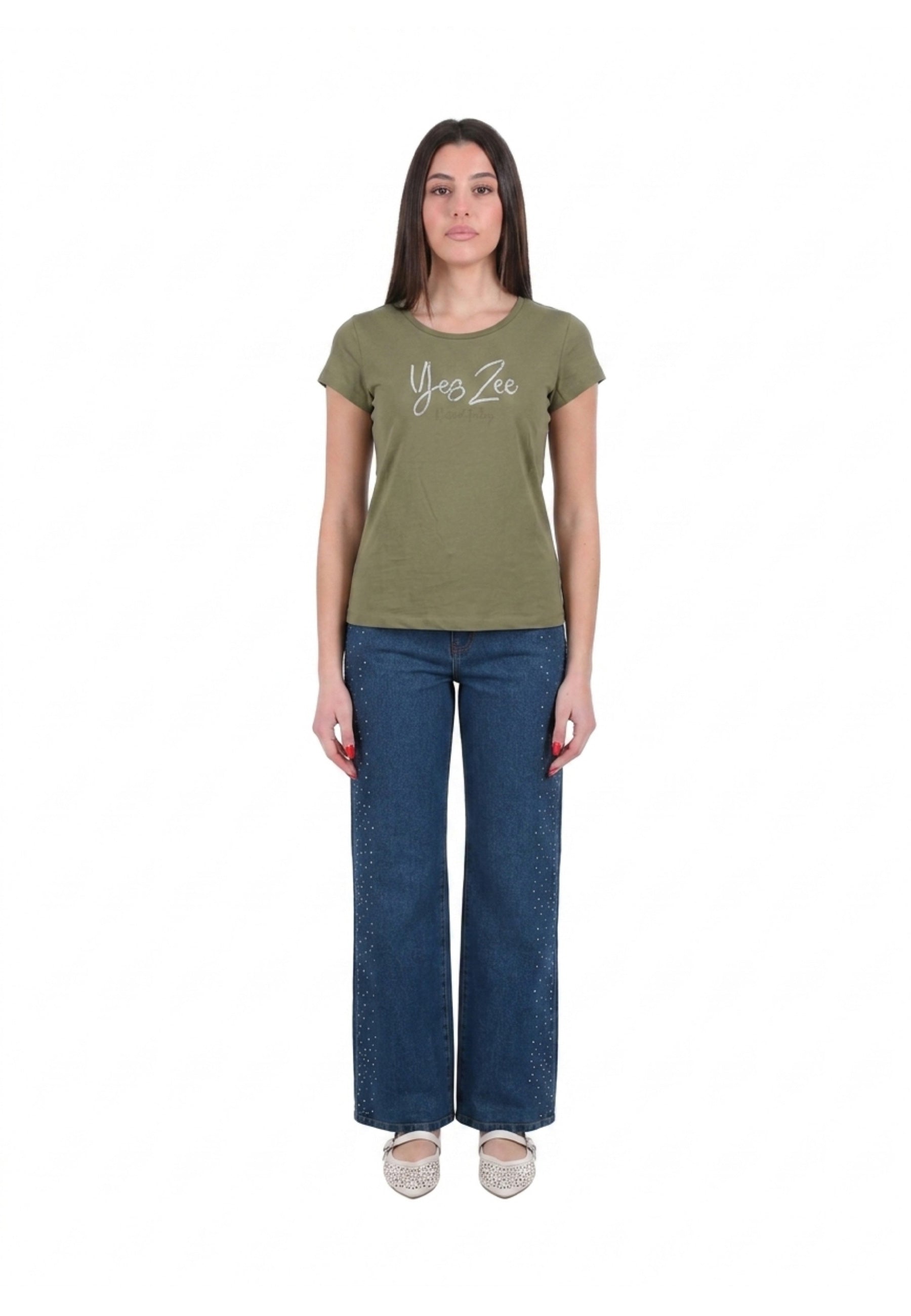 T-shirt Verde Yes-zee