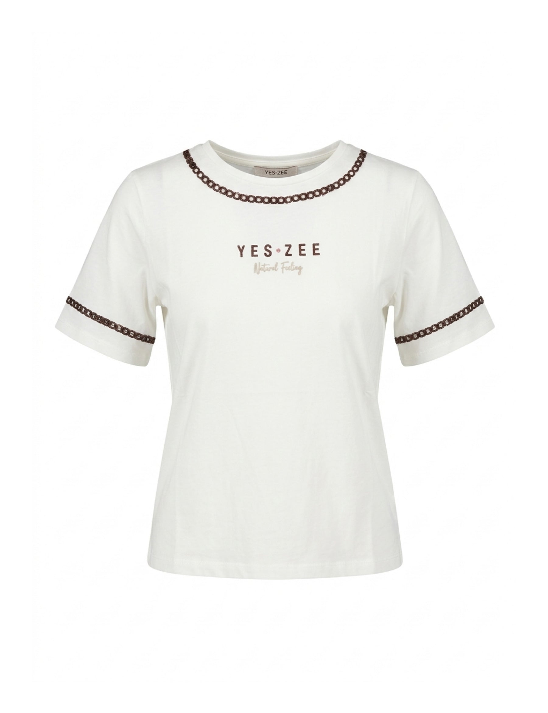 T-shirt Bianco Yes-zee