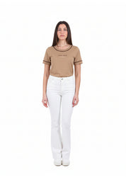 T-shirt Marrone Yes-zee