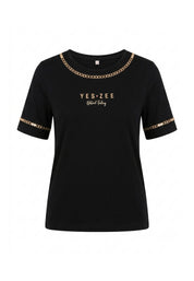 T-shirt Nero Yes-zee