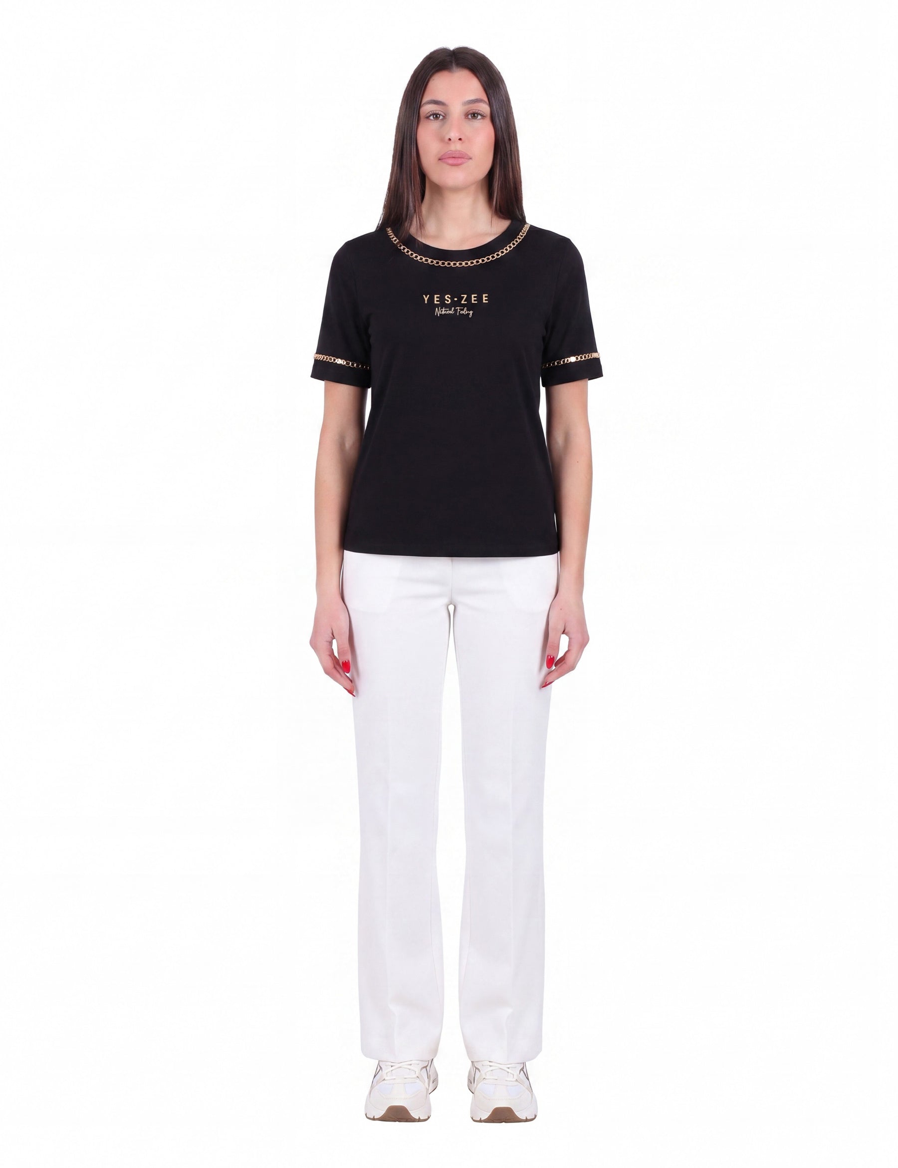 T-shirt Nero Yes-zee